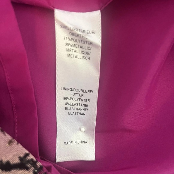 Adrianna Papell Womens Dress Sz 8 Pink Brocade Special Occasion Event Flattering - Picture 10 of 15